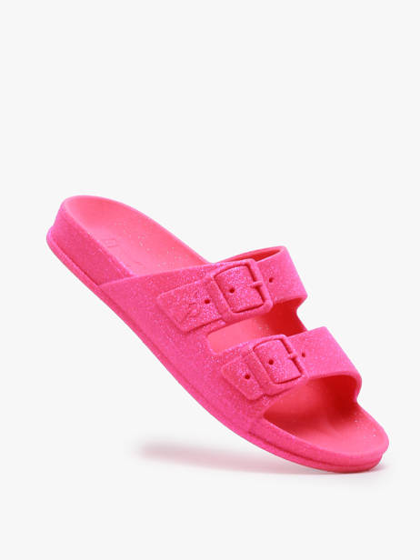 Slippers Neon Cacatoes Roze women NEON ander zicht 1