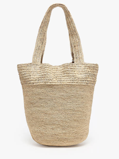 Handtas L'atelier Du Crochet Raphia Le voyage en panier Beige l'atelier du crochet AM772 ander zicht 4
