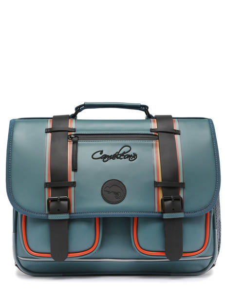 Boekentas Vintage North Cameleon Blauw vintage north CA38 ander zicht 1