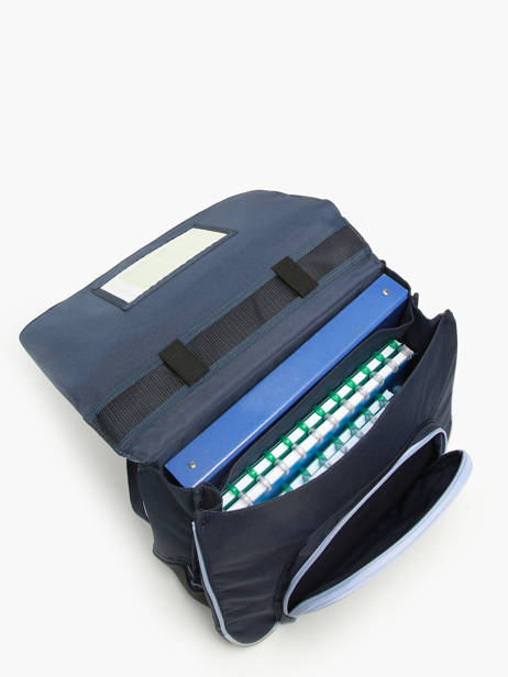 Boekentas 2 Compartimenten Tann's Blauw les fantaisies f 38249 ander zicht 3
