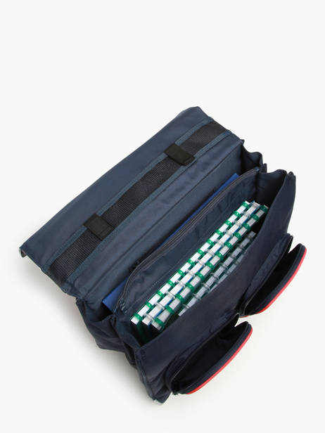 Boekentas 2 Compartimenten Tann's Rood les fantaisies g 41125 ander zicht 3