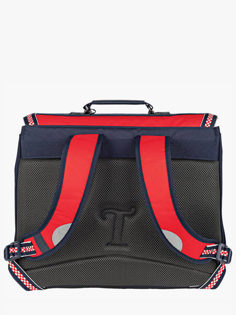 Boekentas 2 Compartimenten Tann's Rood les fantaisies g 41125 ander zicht 4