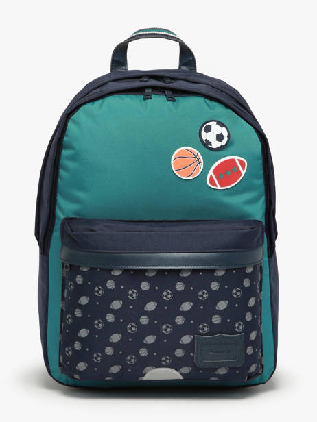 Rugzak 2 Compartimenten Tann's Blauw les fantaisies g 63257