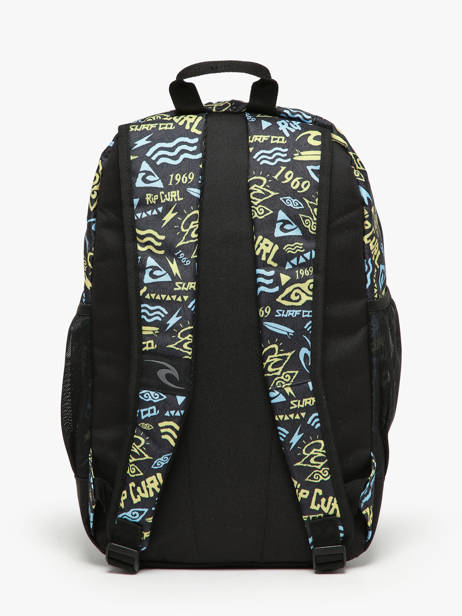 Rugzak 2 Compartimenten Rip curl Zwart bts 14QMBA ander zicht 2