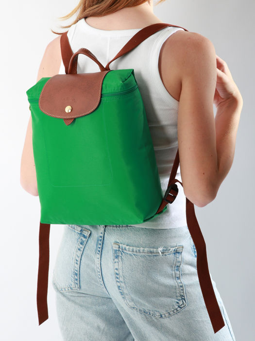 Longchamp Le pliage original Rugzak Groen