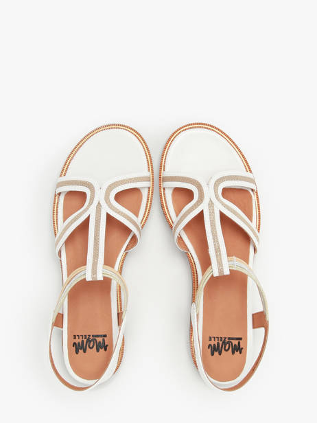Sandalen Uit Leder Mam'zelle Wit women CSG2Q30 ander zicht 3