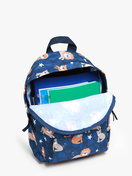 Mini Rugzak Pret Blauw think happy thoughts 4155 ander zicht 3