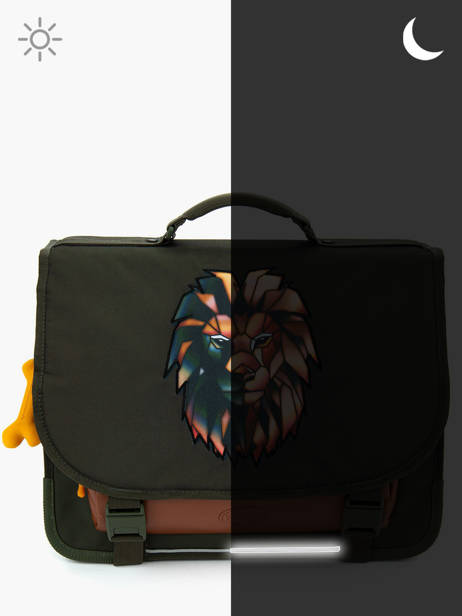 Boekentas Stones and bones Groen boys B ander zicht 5