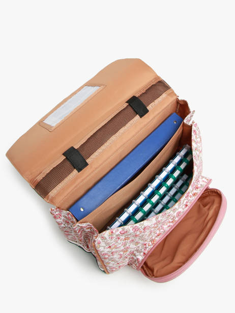 Boekentas 2 Compartimenten Tann's Roze les fantaisies f 38209 ander zicht 3