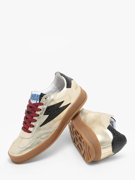 Sneakers Risy Uit Leder Semerdjian Goud women RISY178 ander zicht 3