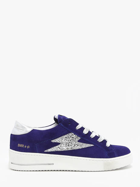 Sneakers Maya Uit Leder Semerdjian Blauw women MAYA668