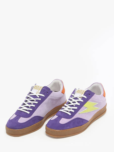 Sneakers Risy Uit Leder Semerdjian Veelkleurig women RISY138 ander zicht 2