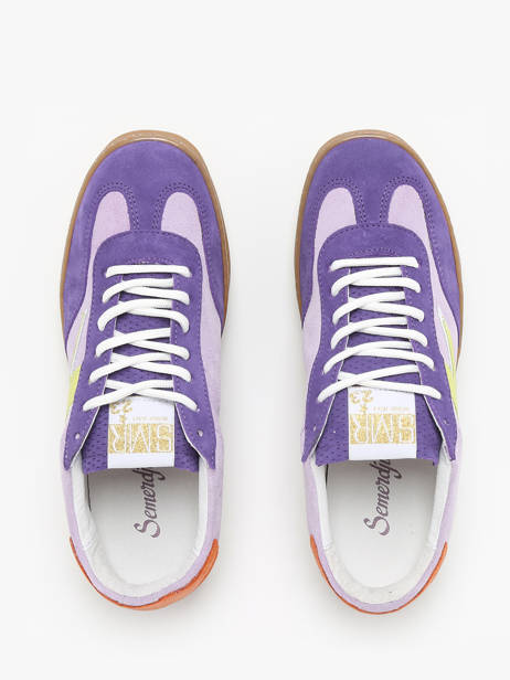 Sneakers Risy Uit Leder Semerdjian Veelkleurig women RISY138 ander zicht 4