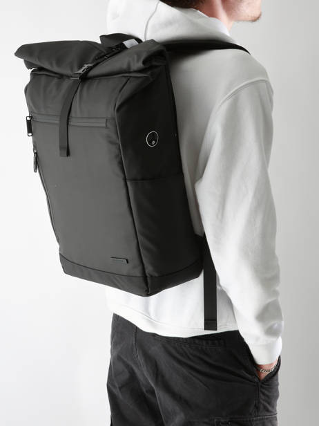 Business Rugzak David jones Zwart business 48 ander zicht 1