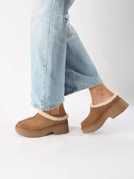 Boots New Height Cozy Uit Leder Ugg Bruin women 1162510 ander zicht 1
