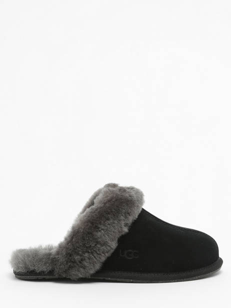 Scuffette Ii Pantoffels Uit Leder Ugg Zwart women 1106872