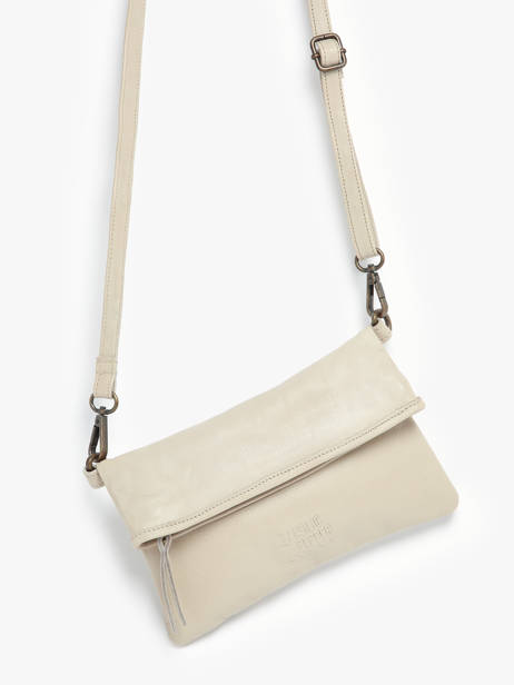 Cross Body Tas Cow Leder Basilic pepper Beige cow BCOW75 ander zicht 2