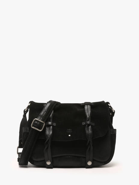 Cross Body Tas Vintage Leder Mila louise Roze vintage 3677XV