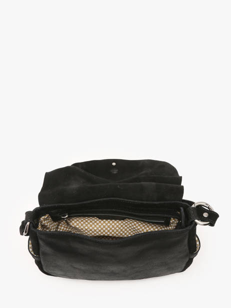 Cross Body Tas Vintage Leder Mila louise Roze vintage 3677XV ander zicht 3