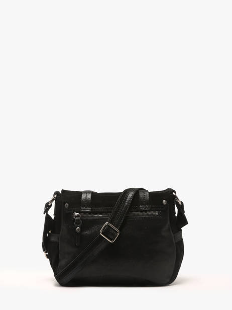 Cross Body Tas Vintage Leder Mila louise Roze vintage 3677XV ander zicht 4