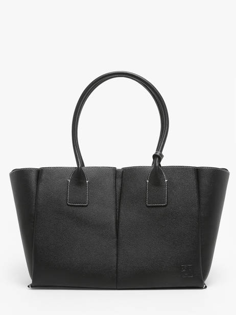 Schoudertas Elena Leder Le tanneur Zwart elena TELE1670