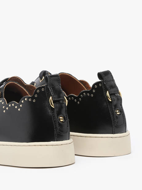 Sneakers Julie Clous Uit Leder Maison toufet Zwart women 22231AU ander zicht 3