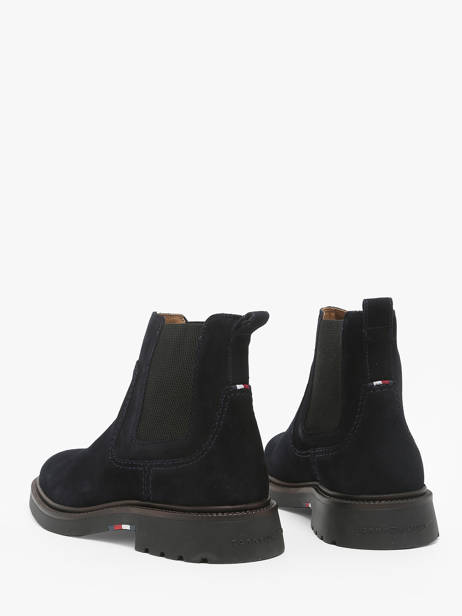 Chelsea Boots Uit Leder Tommy hilfiger Blauw men 5104DW5 ander zicht 2