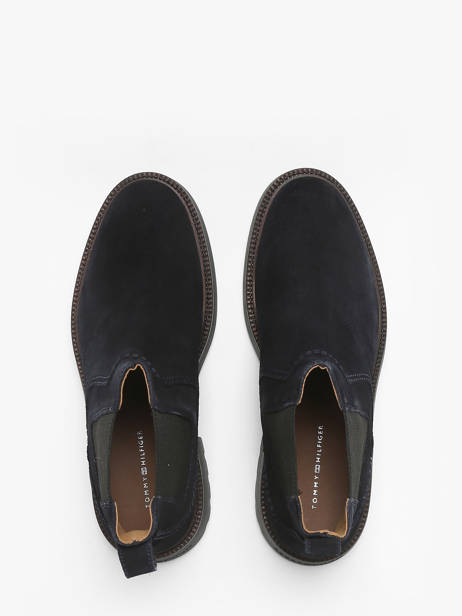 Chelsea Boots Uit Leder Tommy hilfiger Blauw men 5104DW5 ander zicht 3