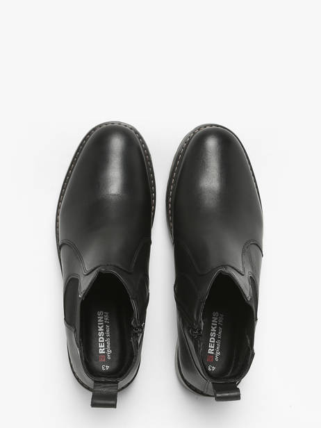 Boots Elster Uit Leder Redskins Zwart men ELSTER ander zicht 3