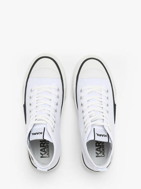 Sneakers Kampus Max Iii Twin Karl lagerfeld Wit women KL60644T ander zicht 4
