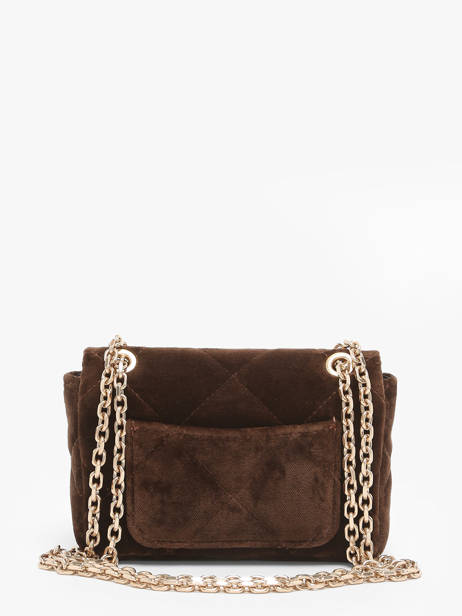 Cross Body Tas S Moon In Fluweel Vanessa bruno Bruin moon 42V40326 ander zicht 4