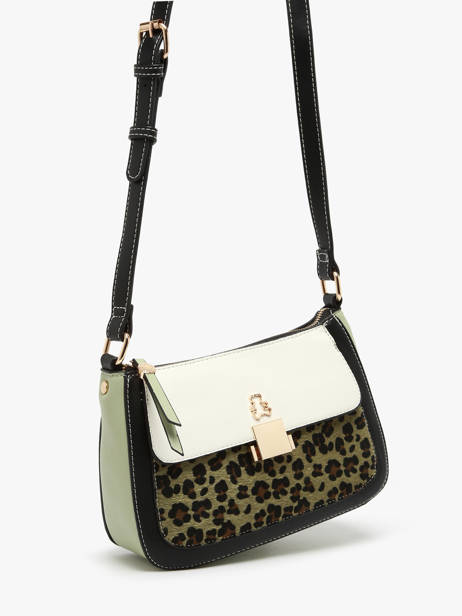 Cross Body Tas Leopard Lulu castagnette Zwart leopard TWIGGY ander zicht 2