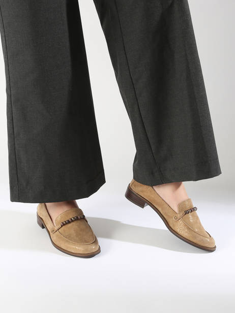 Mocassins Ides Uit Leder Mam'zelle Goud women CSIUV24 ander zicht 1