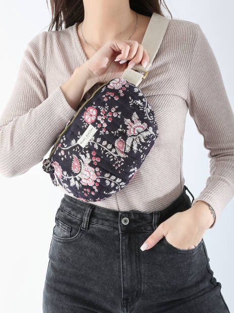 Heuptasje Bindi atelier Zwart floral CREAMYGI ander zicht 1