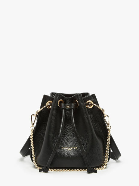 Bucket Bag Alba Double Leder Lancaster Zwart alba double 80