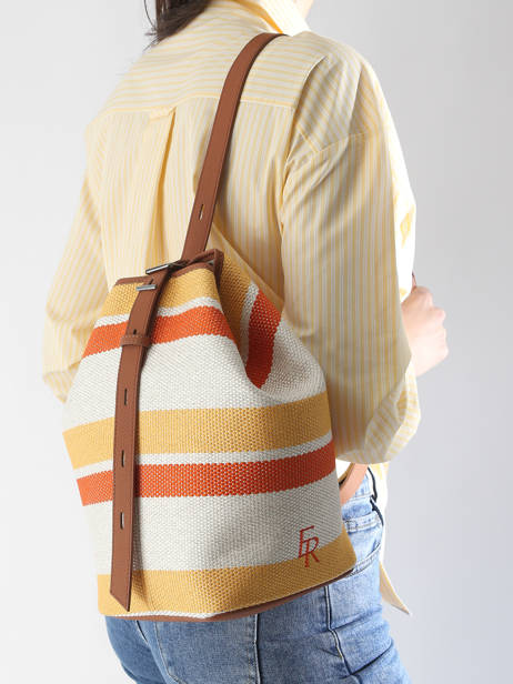 Cross Body Tas Rugzak M Cavalier Toile Etrier Beige cavalier toile ECLT126M ander zicht 2