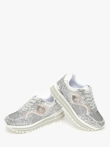 Sneakers Maxi Wonder 73 Liu jo Zilver women BA5015TX ander zicht 3
