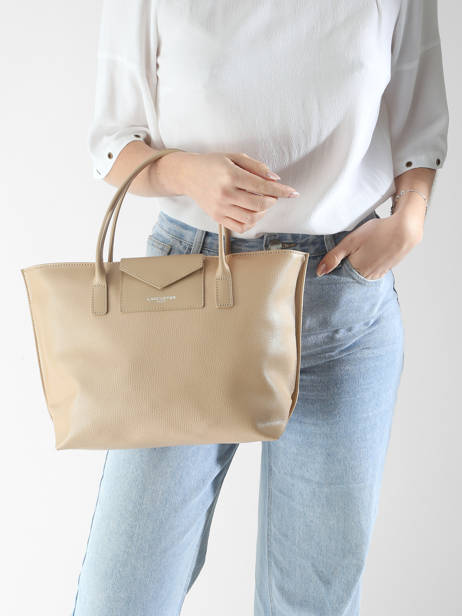 Handtas Maya Lancaster Beige maya 18 ander zicht 1