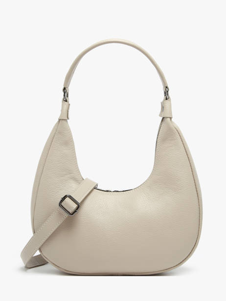 Schoudertas Caviar Leder Milano Beige caviar CA24121