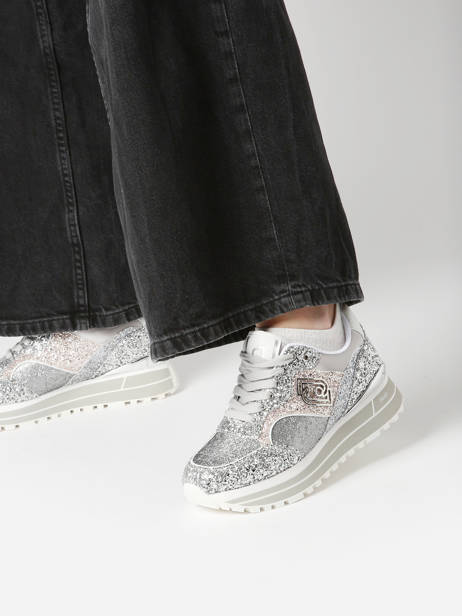 Sneakers Maxi Wonder 73 Liu jo Zilver women BA5015TX ander zicht 1