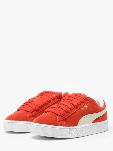 Sneakers Suede Xl Uit Leder Puma Rood women 39520552 ander zicht 2