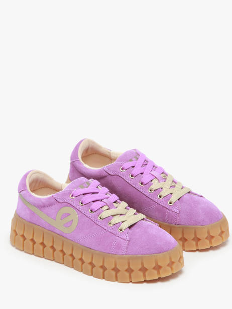 Sneakers Play Uit Leder No name Violet women PLVS0440 ander zicht 2