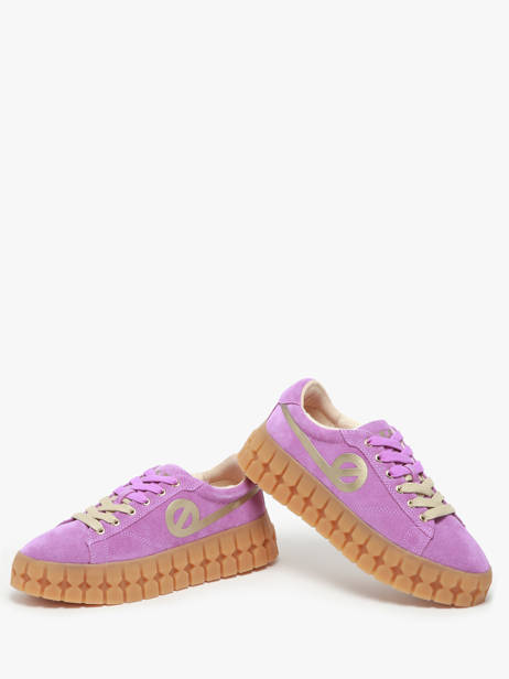 Sneakers Play Uit Leder No name Violet women PLVS0440 ander zicht 3
