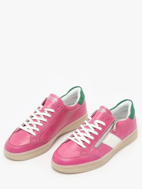 Sneakers Uit Leder Remonte Roze women 31 ander zicht 2