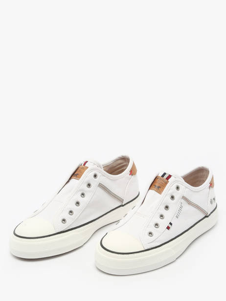 Sneakers Mustang Wit women 1272402 ander zicht 2