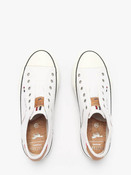 Sneakers Mustang Wit women 1272402 ander zicht 4