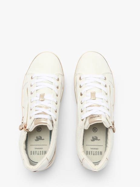Sneakers Mustang Wit women 1300312 ander zicht 4