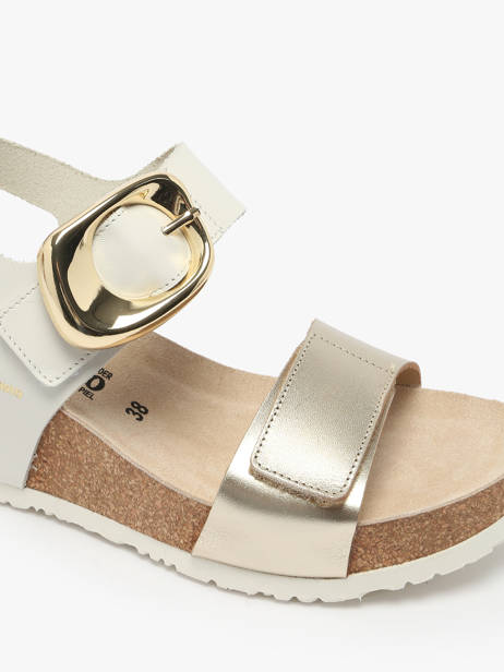 Sandalen Leandre Uit Leder Mephisto Goud women P5146894 ander zicht 2