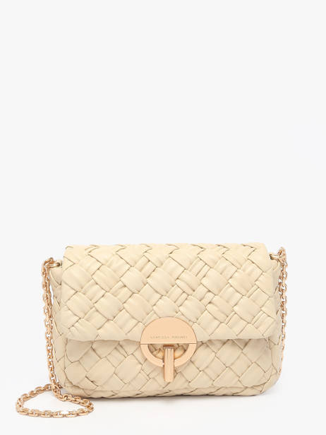 Cross Body Tas Moon Tressé Leder Vanessa bruno Beige moon 38V40533