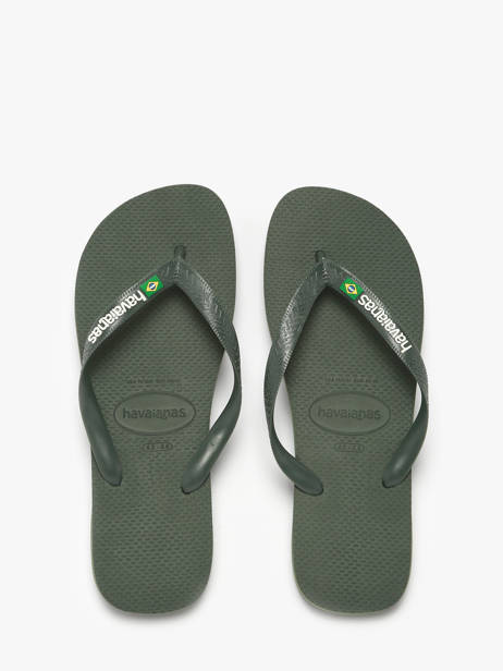 Brasil Logo Havaianas Groen men 4110850H